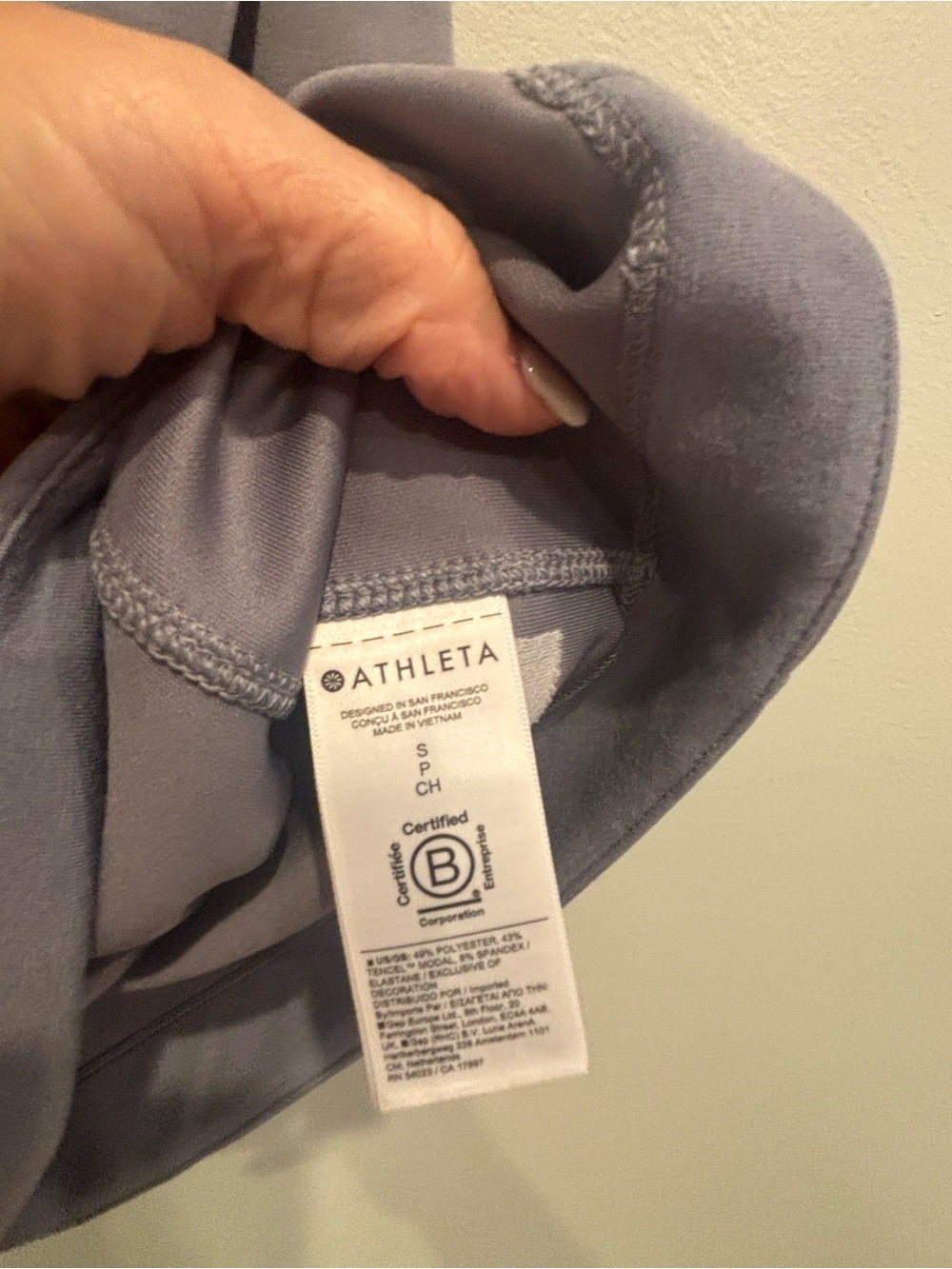 Athleta S Casual Sleeveless Top & Wide-Leg Pants Set in Dusty Lavender - Picture 9 of 9